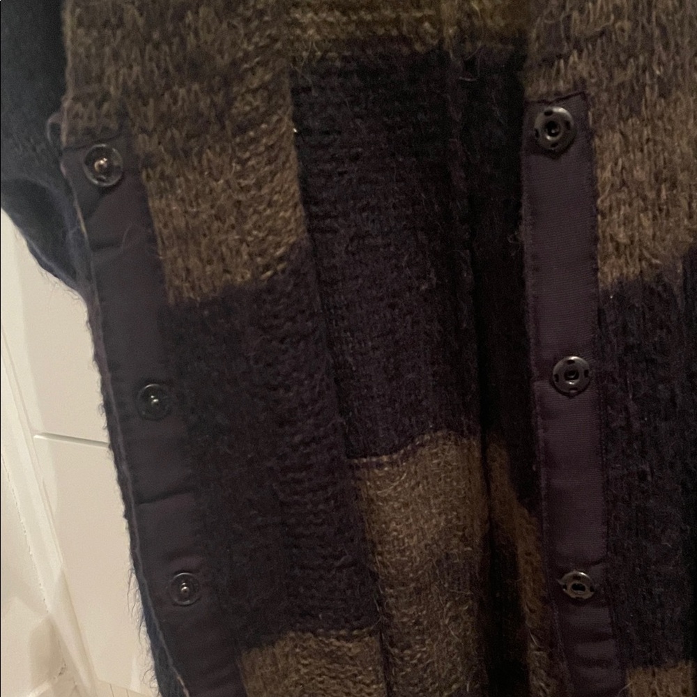 Dries Van Noten Black, Blue and Brown Long Cardigan - Picture 6 of 15